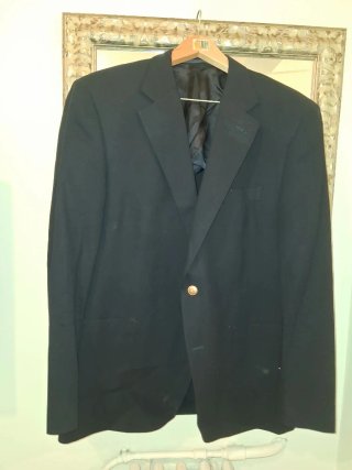 Americana Burberry Azul Marino