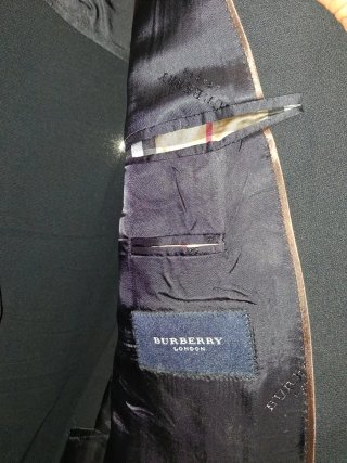Americana Burberry Azul Marino
