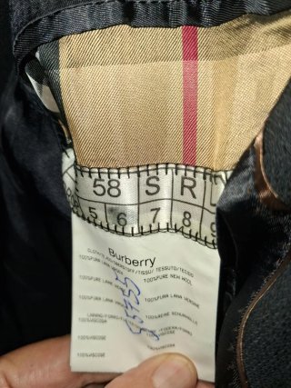 Americana Burberry Azul Marino
