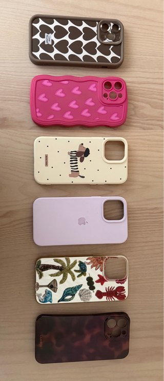 Set 6 Fundas iPhone 13 Pro Max