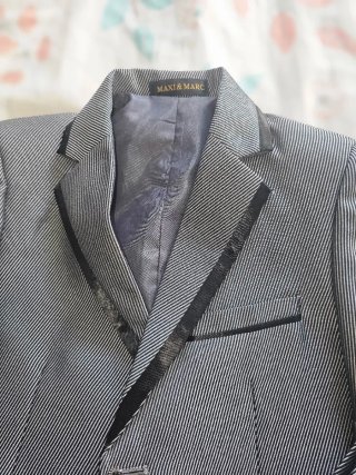 Traje de niño Negro y Gris