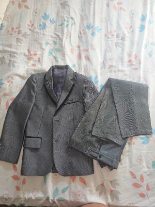 Traje de niño Negro y Gris