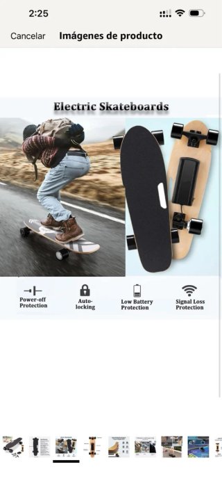 Patineta Eléctrica con Control Remoto