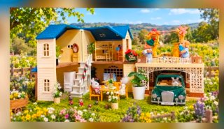 Casa Sylvanian Families con Cochera