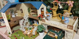 Casa Sylvanian Families con Cochera