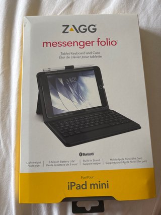 Funda Teclado ZAGG Messenger Folio iPad Mini 5