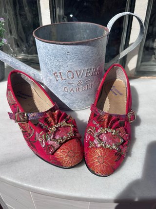 Traje Fallera Niña Siglo XVIII Rojo