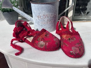 Traje Fallera Niña Siglo XVIII Rojo