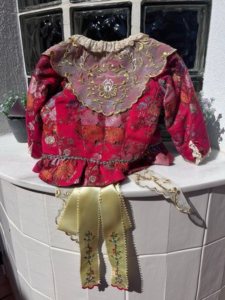 Traje Fallera Niña Siglo XVIII Rojo