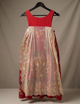 Traje Fallera Niña Siglo XVIII Rojo