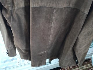 Chaqueta de Ante Hombre Marrón Talla L