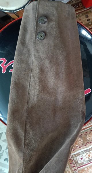 Chaqueta de Ante Hombre Marrón Talla L