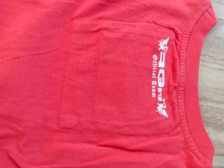 Camiseta manga larga en rojo talla L