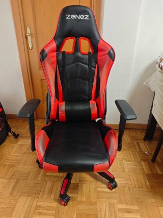 Silla Gamer ZeNeZ Negra y Roja