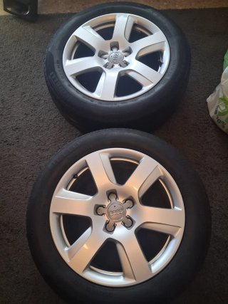 2 Llantas Audi A6 con Neumáticos