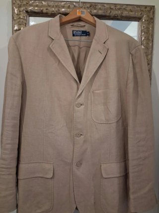 Americana Lino Polo by Ralph Lauren Talla XL 58