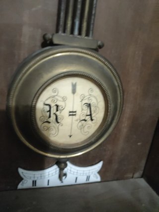 Reloj Pared Antiguo Vintage alemán S.XIX Junghans