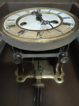 Reloj Pared Antiguo Vintage alemán S.XIX Junghans