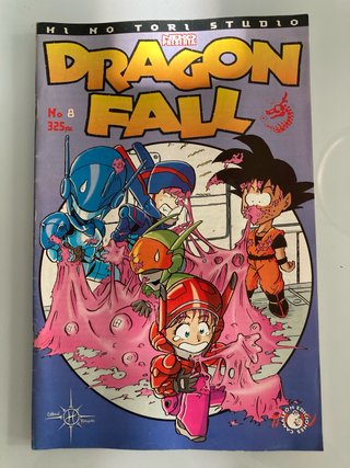 5 comics Bola de drac i dragon fall serie vermella