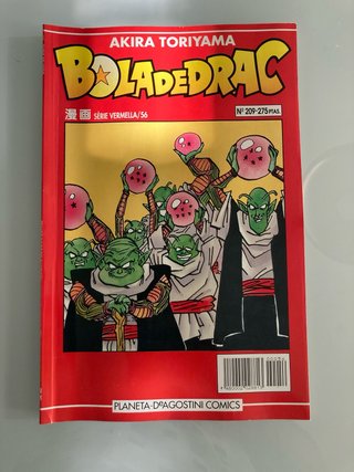 5 comics Bola de drac i dragon fall serie vermella