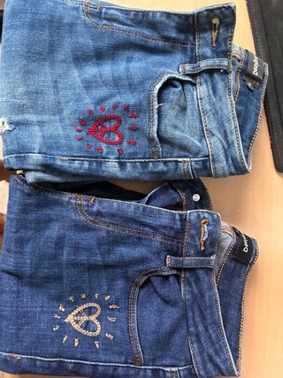 2 Vaqueros Desigual Skinny Azules