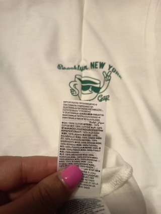Camiseta GAP Blanca con Estampado New York