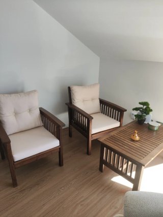 Conjunto Muebles Jardín Madera