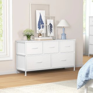 Cómoda Cajonera de Tela SONGMICS LGS322WH01
