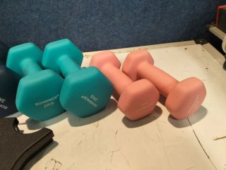 Mancuernas Hexagonales 1-3 kg con Soporte SONGMICS SYL612MK