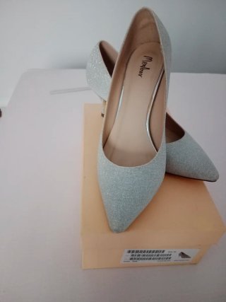 Zapatos de fiesta Menbur plateados