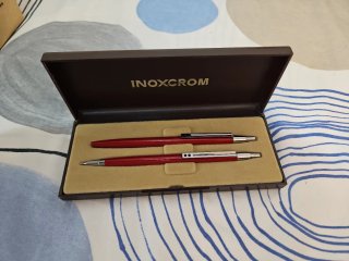 Estuche Inoxcrom Bolígrafo y Portaminas Vintage