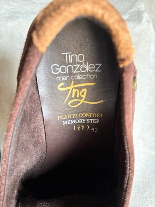 Zapatos Blucher Tino González de Piel Serraje