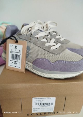 Zapatillas Scalpers Talla 34