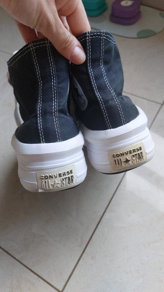 Converse Chuck Taylor plataforma negras talla 38