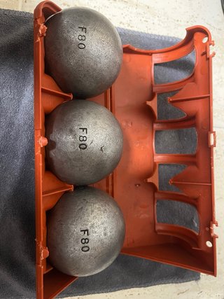 Juego de bolas de petanca OBUT MATCH 110 76/700