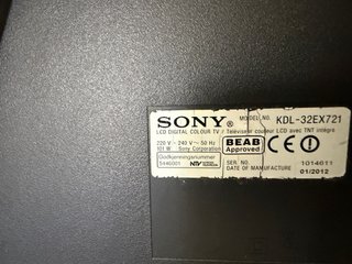 Smart TV Sony Bravia 32 pulgadas KDL-32EX721