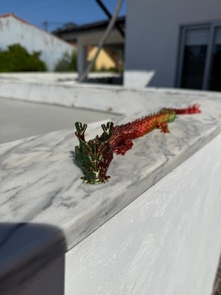 Dragão Articulado Impresso em 3D