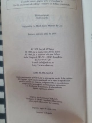 LIBRO PATRICK O'BRIAN