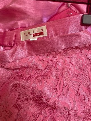 Conjunto de Fiesta coctel Rosa fucsia T.44