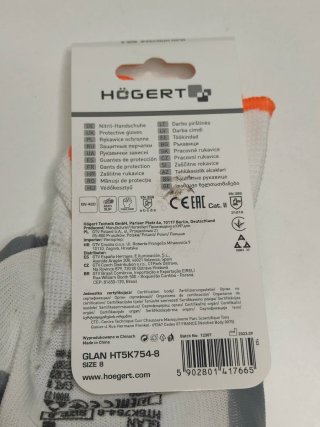 Guantes de Trabajo Högert Talla 8