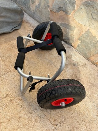 Piragua con accesorios