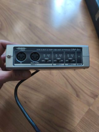 Interfaz MIDI USB Edirol UM-3EX Roland