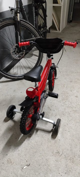 Bicicleta Infantil 12 Pulgadas Roja
