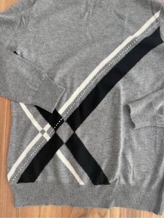Jersey cuello alto mujer rombos talla L