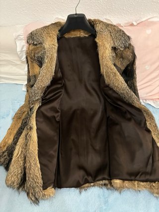 ELEGANTE ABRIGO VINTAGE PIEL DE ZORRO