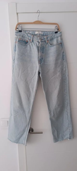 Pantalón Vaquero Mango Azul Talla M