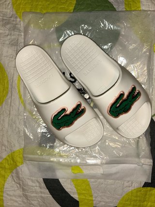 Chanclas Lacoste Blancas