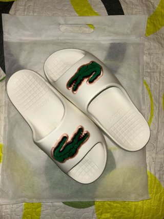 Chanclas Lacoste Blancas