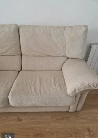 Sofá de 2 plazas beige