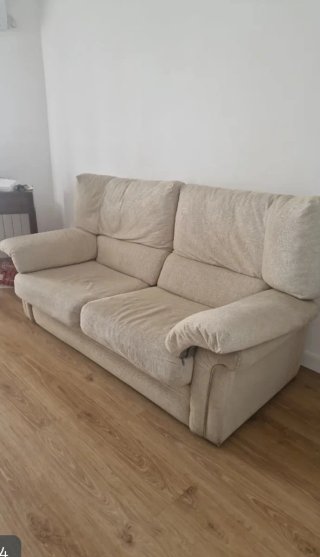 Sofá de 2 plazas beige